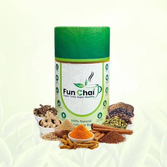 Fun Chai: 100% Natural & Caffeine-Free Herbal Tea