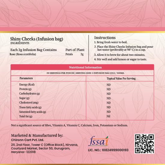 Moringa Leaf and Rose Petal Herbal Tea Combo