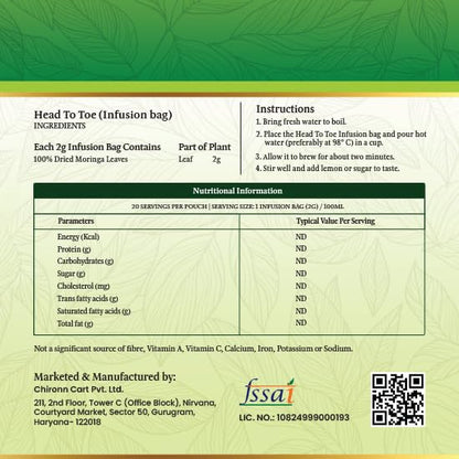 Moringa Leaf and Rose Petal Herbal Tea Combo