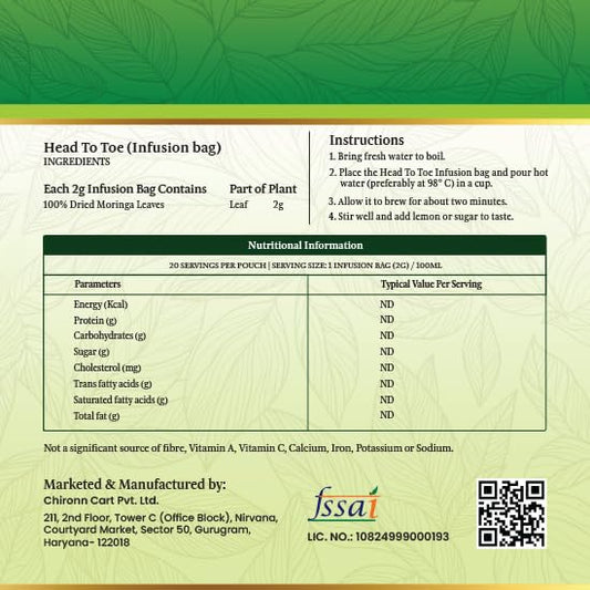 Moringa Leaf and Rose Petal Herbal Tea Combo